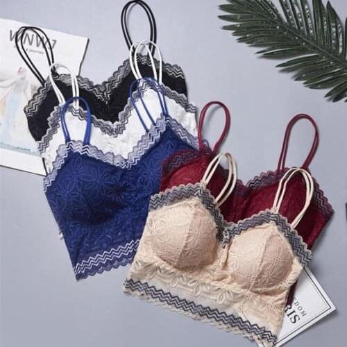 Push Up Bra Bralette Women Underwear Lingerie Sexy BH Seamless Lace Brassiere Pitted Without Underwire For Female