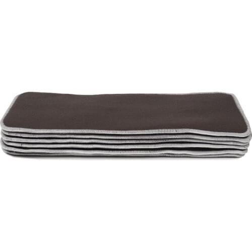 [CHOOEC] 1Pcs 4 Layers Of Bamboo Charcoal fiber Insert Soft Baby Cloth Nappy Diaper Use Water Absorbent Breathable