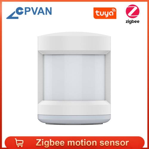 CPVAN Zigbee Motion Sensor Detector Smart Human Body Sensor Home Security System PIR Motion Sensor Wireless Zigbee Gateway