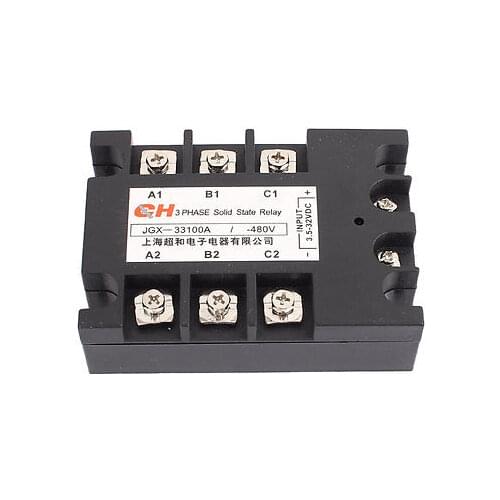 JGX-33 100A DC to DC DD 3.5-32V DC to 480V DC Three 3 Phase Solid State Relay