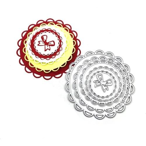 Julyarts Lace Tear Border Background Cutting Dies Stencils for DIY Scrapbooking For Card Making Metal Craft Dies Die Cuts Emboss