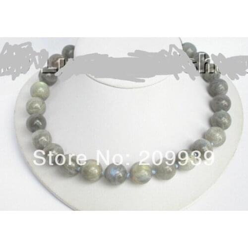 Huij 003466 Authentic 100% natural labradorite gem necklace discount 40
