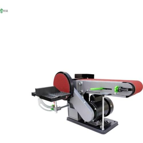 Abrasive belt machine vertical and horizontal dual-purpose grinding and polishing machine multifunctional woodworking sharpener