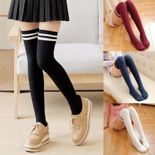Women/Girls Spring/Summer Cute Casual Socks Breathable Soft Stockings Long Campus Style Hose Leggings