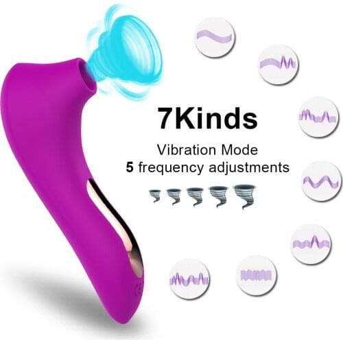 Clit Sucker Vibrator for Women Clitoris Stimulator Oral Nipple Massager Couple Pussy Blowjob Sucking Sex Toys Adult Masturbator