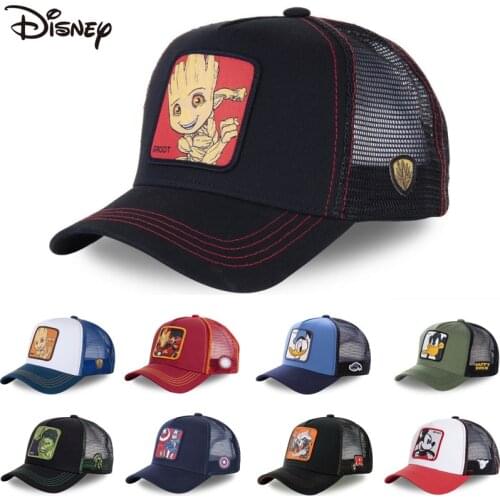New Brand Anime Marvel Snapback Cap Cotton Baseball Cap Men Women Hip Hop Dad Mesh Hat Trucker Dropshipping