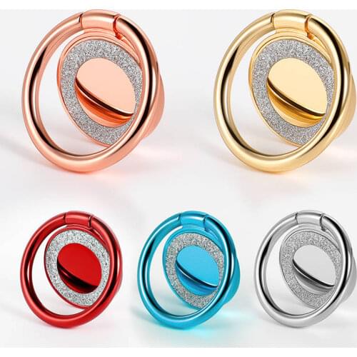 Luxury metal Mobile Phone Ring Holder Telephone Cellular Support Accessories Magnetic Car Bracket Socket Stand for mobile phones