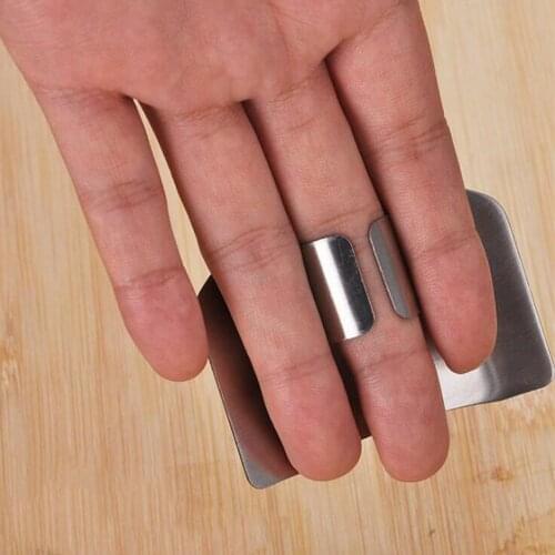 2019 Stainless Steel Strong Finger Protector Cutting Silver Safety Cooking Tools Guard Hand Protection Knife Kitchen Gadgets