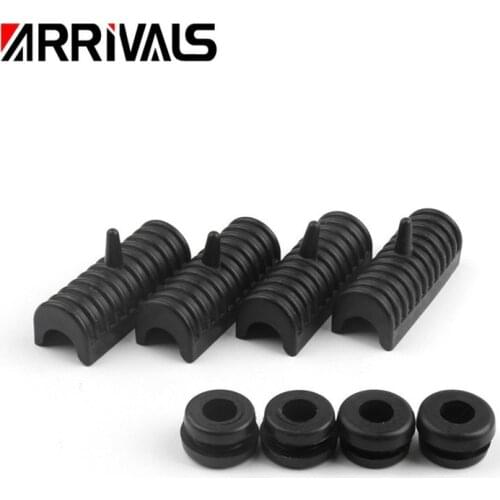 Motorcycle Rubber Grommet Support Cushion Hard Saddlebag Saddle Hard For Harley Touring Road King Electra Street Glide