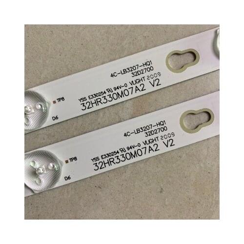 TCL TOT_32D2700_2x7_3030C Replacement LED Backlight Strips - 2 Strips for 32S3750-WLAIAA