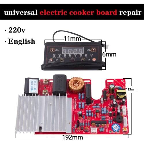 Universal Induction Cooker Modified Board Repair Electric Stove Spare Parts Circuit Diagram Micro Computer Controller