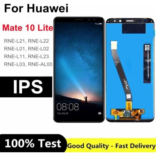 5.9'' LCD For Huawei Mate 10 Lite LCD RNE-L21 Display Touch Screen Digitizer Assembly Repair Parts for Mate 10 Lite lcd