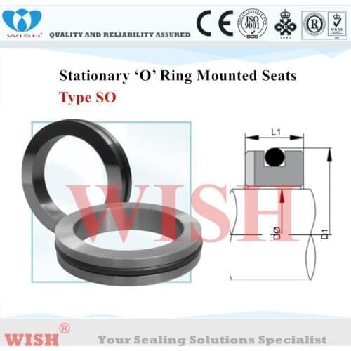 1.75 inch O-Ring mounted type SO stationary seat material Silicon carbide