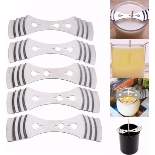 1pcs/lot Stainless Steel Candle Wicks Holder Centering Device DIY Candle Making Supplies Tool wick clips Kits