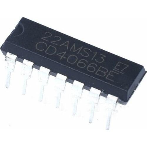 10pcs/lot new cd4066be CD4066 four transmission gate DIP-14