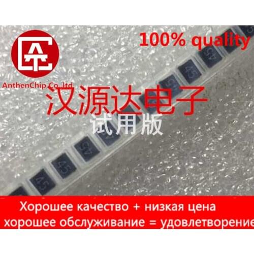 10pcs real orginal new CCP2E45TTE KOA patch disposable insurance tube 1210 4.5A 72V 3.2X2.5 code 45