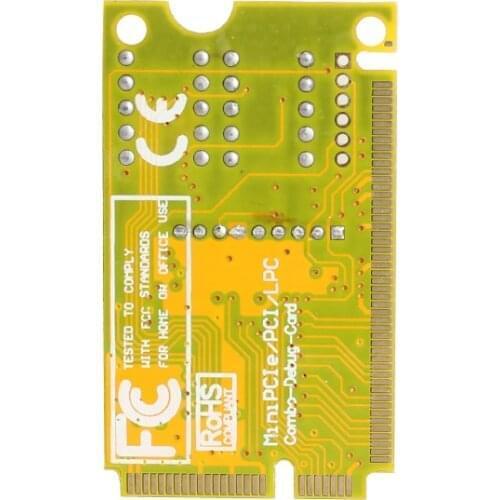 3 in 1 Mini PCI PCI-E LPC PC Analyzer Tester Notebook Combo Debug Card Diagnostic Post Card