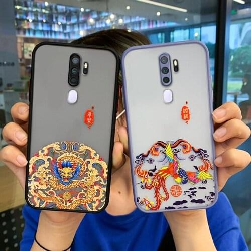 3D Emboss Phone Case For OPPO A5 A9 2020 Reno 2 Z 2Z 2F A31 A91 A52 A72 A53 A53S Realme XT X2 X7 Q2 Pro Luxury Hard PC Cover
