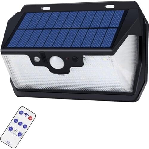 55 leds Solar light remote control radar 3 side lighting usb port Outdoor Waterproof Garden Yard Emergency Security camp