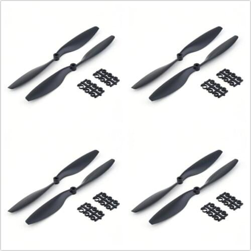 8pcs(4 pairs) 1045 10" Propeller Prop CW CCW Blade for DJI F450 F550 RC Quadcopter Spare Parts Fit for F450 A2212 KV1000 Motor