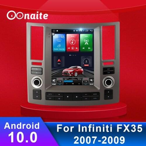Oonaite 9.7 Inch Android 10 USB car Radio AM FM multimedia video player GPS navigation for Infiniti FX35 2003-2006/2007-2009