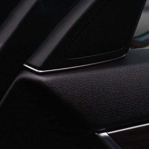 Car Tweeter Cover Chrome Trim Strip For Bmw F10 F11 5 Series Front Door Speakers Frame Trim Sequins Original Slot Plug Sticker
