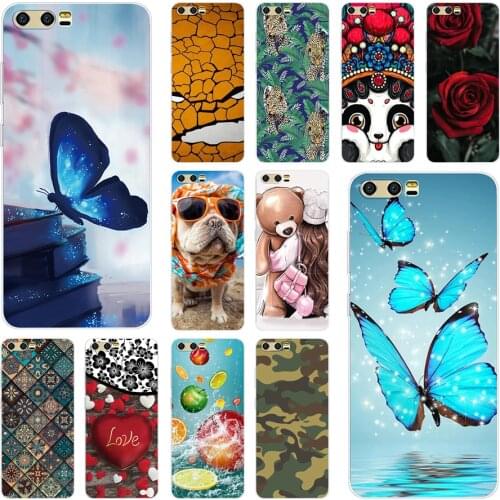 Case For Huawei Honor 9 STF-L09 STF-AL00 STF-AL10 STF-TL10 Soft Printed TPU Silicone Back Phone Cover For Huawei Honor9 Cases