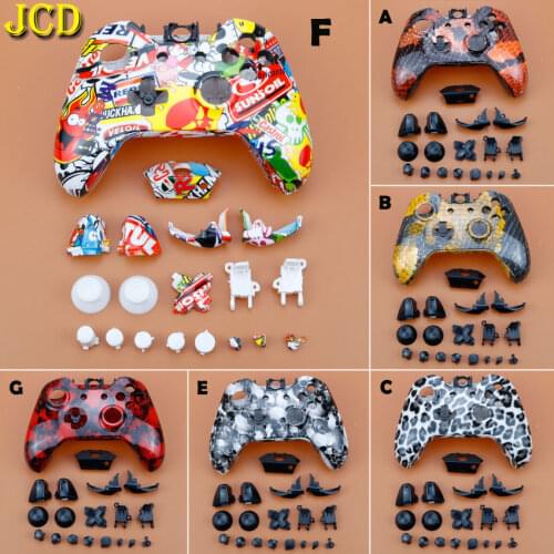 JCD Special Personality Design Handle Housing Shell Case Cover W/ Button Inner support For Microsoft Xbox One Controller