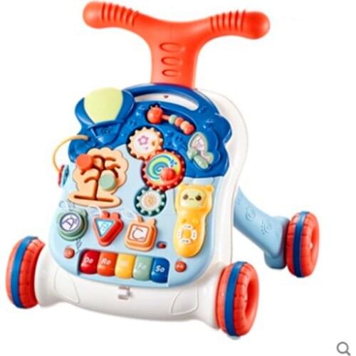 Baby Walker Trolley Anti-rollover 6-18 Months Boys and Girls Baby Toddlers Childrens Walking Toys