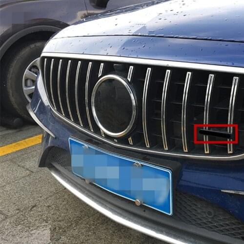 For AMG Mercedes W212 W202 W211 W210 W205 CLA CLS GLK ML GT AMG Logo Grille Sticker Emblem Badge Sticker Front Grill Sticker