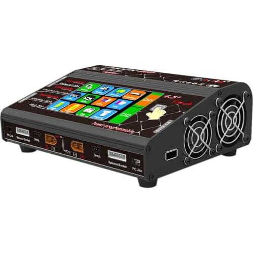 HIINST 22 NEW HTRC HT206 DUO 400w Dual 2 Port RC Modle Lipo Battery Balance Charger Discharger