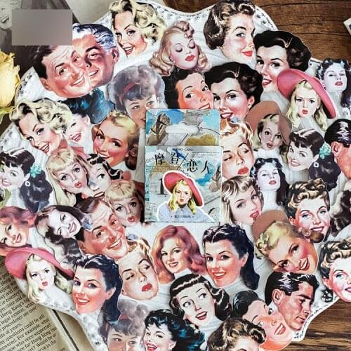 The Modern Lovers Scrapbook Stickers 46pcs/pack Sealing Label Sticker Stickers School Office Supplies