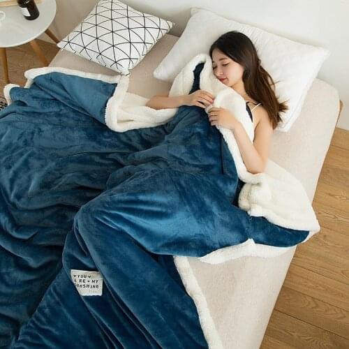 52 Raschel blanket thick coral fleece Shaggy Fur Plush Double-sided Blanket Coral Blanket Warm for bed Pink Coffee Grey