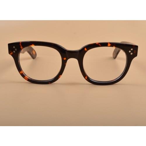 Optical Glasses Frames Men Women New Johnny Depp Eyeglasses Computer Goggles male Acetate Glasses Frame Brand Vintage Z321-2