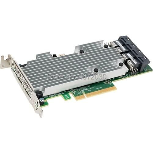 Broadcom Avago LSI SAS 9361-16I 2GB Cache Memory SFF8643 PCI-E3.0 12Gb/s 16Port MegaRAID 05-25708-00 Controller Card