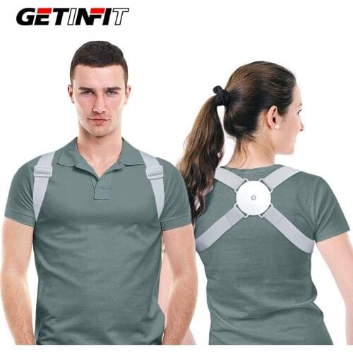 Getinfit Adjustable Smart Back Posture Corrector Back Brace Support Belt Shoulder Training Belt Correction Health Care Automatic