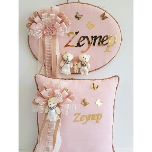 Baby Luxury Personalized The Teddy Bears Baby Room door Ornament And Jewelry Baby pillow