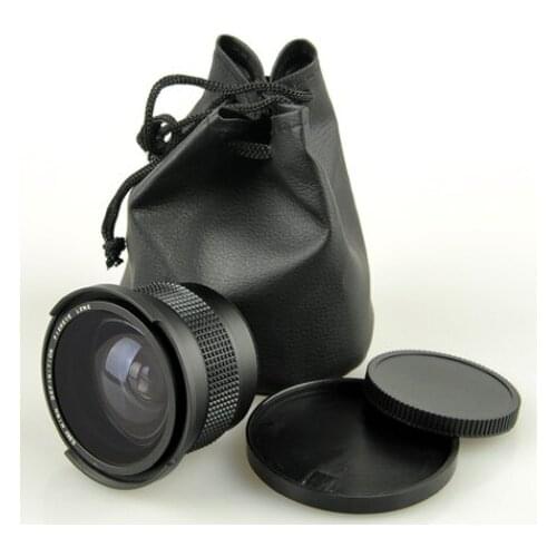 0.35x 52mm Fisheye Wide Angle with Macro Conversion LENS for 52MM D5200 D5100 D3200 D3100 18-55mm camera