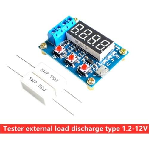 ZB2L3 battery capacity tester external load discharge type 1.2-12V battery 18650 equal capacity test