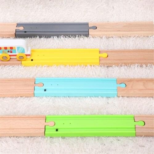 Vocal Track Trap Touch Compatible Wooden Train Track All Brands Trains Toy Simulation Train Sound Track Accessories Railway