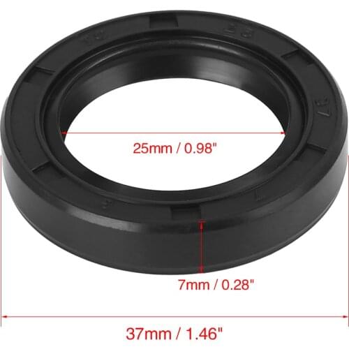 UXCELL Metric Rotary Shaft Oil Seal 25x37/40/42/45/47/50/52x7mm 25x42/47/52/62x8mm TC Double Lipped