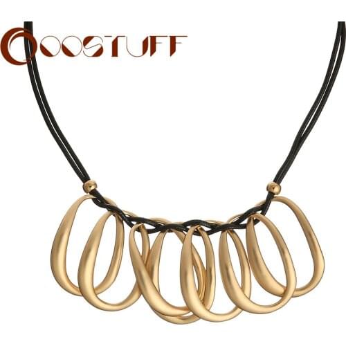 Vintage Circles Neck Chokers Necklace 2021 Fashion Decorative Jewelry for Women Trend Suspension Pendants Korean Unusual Things