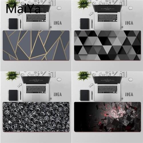 Maiya Top Quality Black beautiful design Rubber Mouse Durable Desktop Mousepad Free Shipping Large Mouse Pad Keyboards Mat