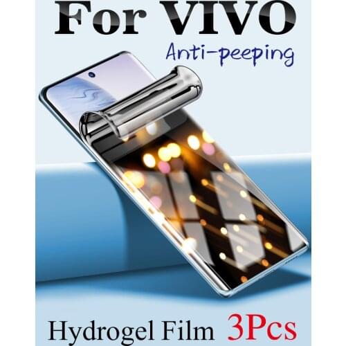 X60 ProPlus Anti-Peeping Screen Protector For VIVO X50 Pro Plus 45 ° Privacy Hydrogel Film IQOO NEO5 NEX 3 3S Soft Invisible