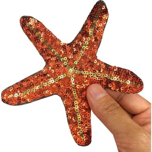 6pc Fan Shell Embroidered Patch Sequin Beaded Applique Scallop Patches For Clothing Jeans Bags Appliques Parches 12x12cm AC1319