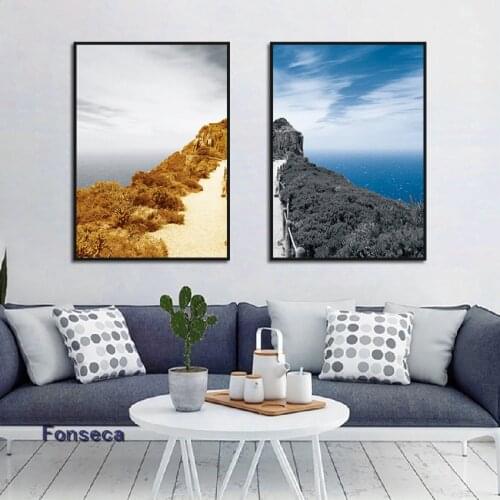 Alpine Scenery Canvas Painting Wall Art Landscape Posters And Prints Minimalist Wall Picture for Bedroom Modern Home Decoration