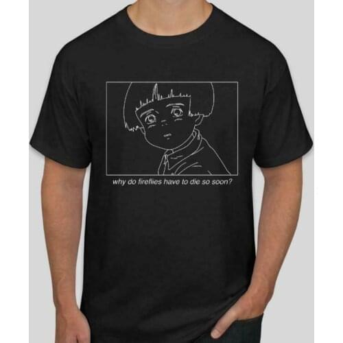 Grave of the fireflies die so soon Baby Setsuko Studio Ghibli Anime T shirt