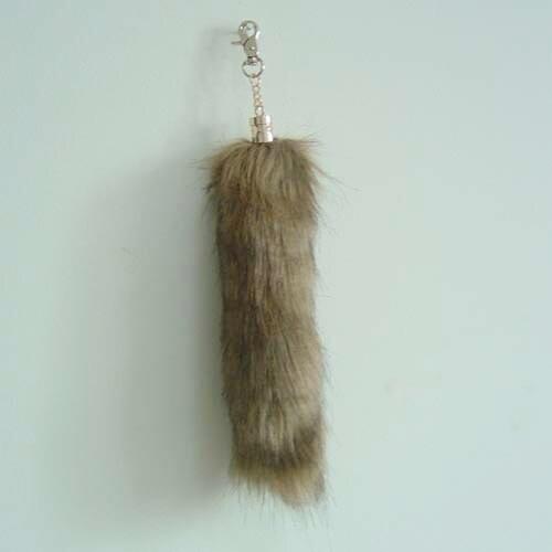 Free shipping bag accessories chain colors fox tail