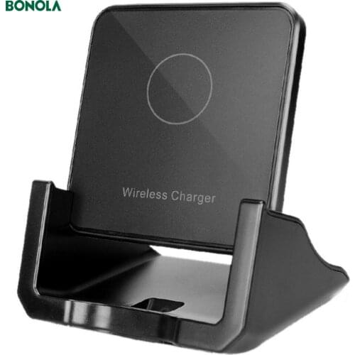 Bonola 10W Qi Wireless Charger RIntelligent Recognition Fast Wireless Charging Stand Pad for Xiaomi/Huawei/Samsung/iPhone Holder