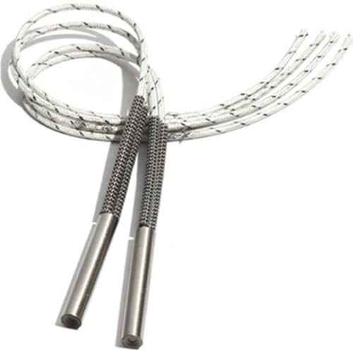 5PCS 10mm 25~35mm 316SUS Cylindrical Heating Pipe 110V/220V/380V Tubular Heater 100W/110W/120W/130W/140W Single-End Rod